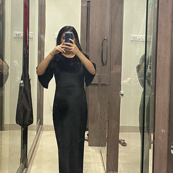 AND Dresses & Skirts - Never worn black velvet maxi dress from AND